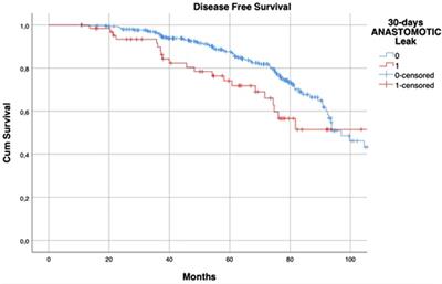 Oncological outcomes of rectal cancer patients with anastomotic leakage: A multicenter case-control study